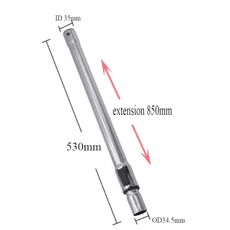Tête de brosse universelle pour aspirateur sec et humide