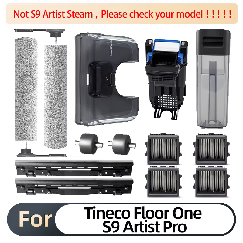 Accessoires d'origine pour aspirateur sec et humide Tineco FLOOR ONE S9 Artist Pro
