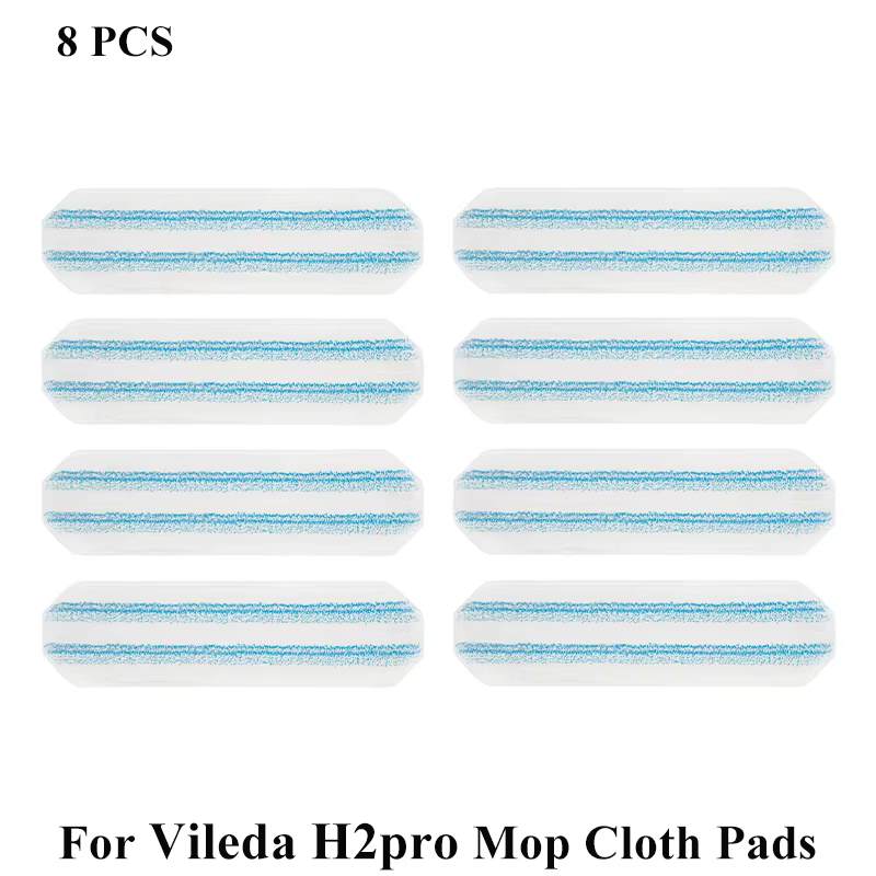 Chiffons de remplacement pour système de vadrouille plate Vileda H2prO