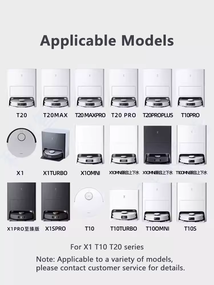 Pièces de rechange pour aspirateur robot Ecovacs DEEBOT T10 TURBO T10