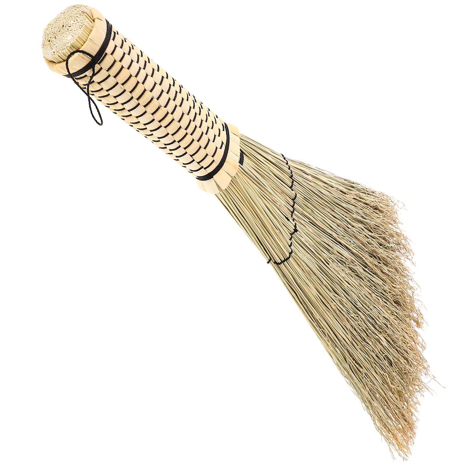 Balai à lit en paille fait main, petit balai de nettoyage tressé en maïs, mini balai ménager, outil de balayage de bureau, fournitures