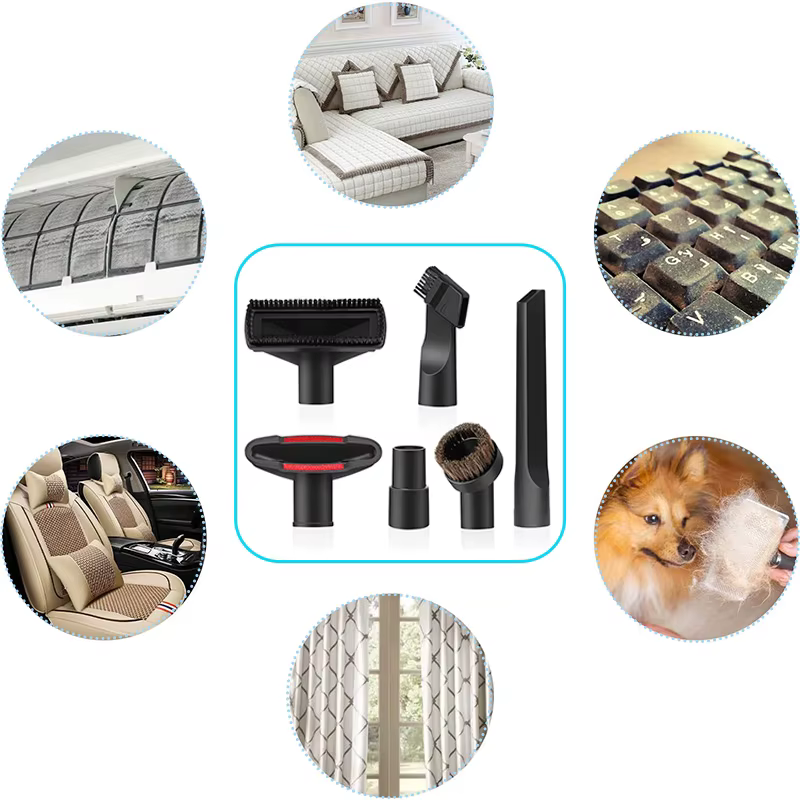 Convient pour remplacer la tête de brosse d'un aspirateur 6 en 1 d'un diamètre de 32 mm/35 mm Accessoires