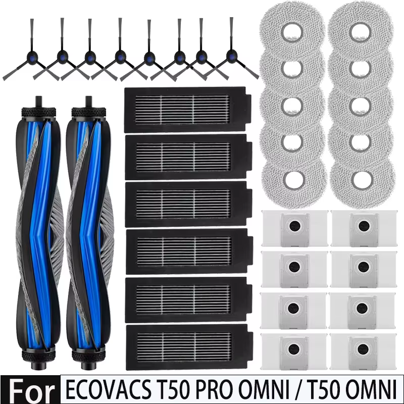 Pièces détachées pour robot aspirateur ECOVACS T50 PRO OMNI / T50