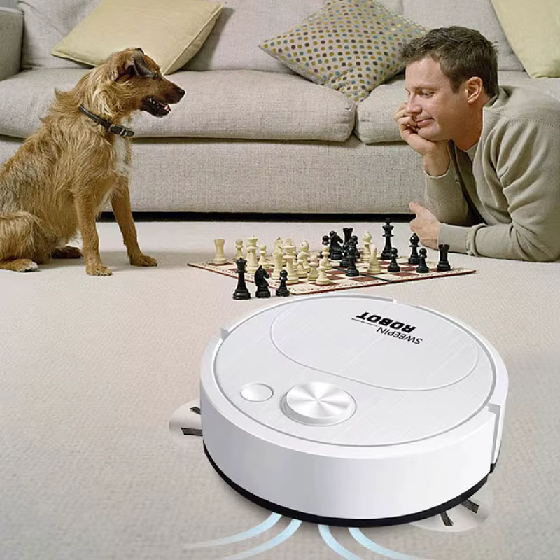 Nouveau Robot de balayage USB aspirateur vadrouille 3 en 1 intelligent sans fil 1500Pa traînant nettoyage