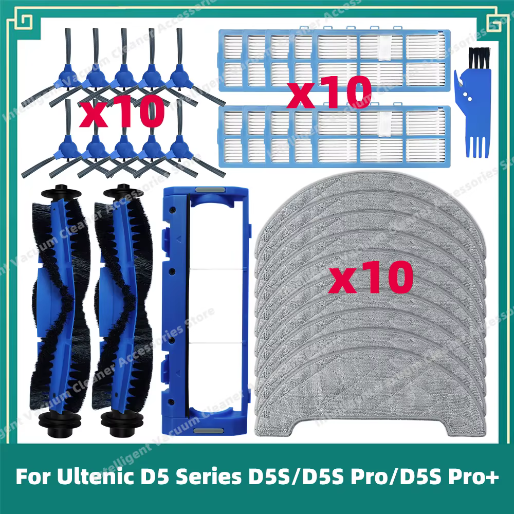 Compatible avec Ultenic série D5 D5S / D5S Pro / D5S Pro+ / Lenovo E1 : pièces d’aspirateur