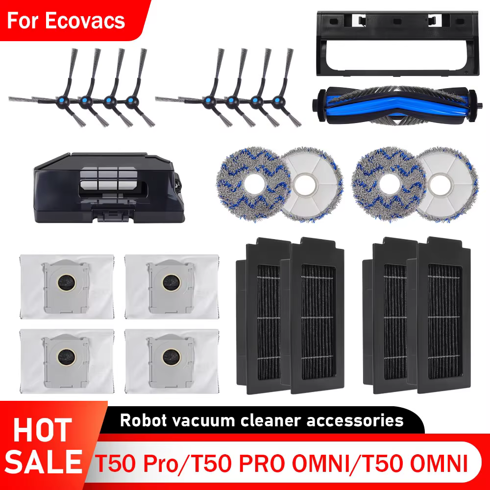 Pièces pour aspirateur Robot ECOVACS T50 Pro/T50 OMNI/T50 PRO OMNI