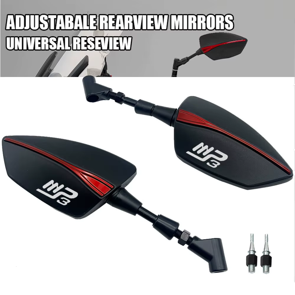 Rétroviseur réglable pour moto PIAGGIO MP3, 125, 250, 300, 400, 500, magasin, côté droit, accessoires, pièces