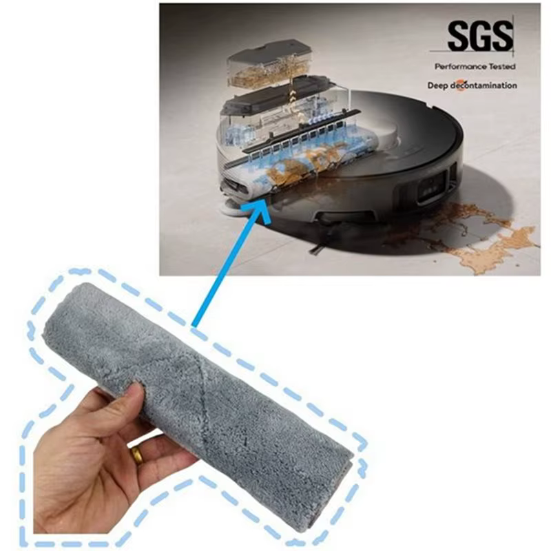 Promotion ! 4X Serpillères Lavables pour Aspirateur Dreame Mova Z5/Z5pro/Z50 Ultra/G20/G30 Pro/G30 Pro Ultra G30/G20 Master
