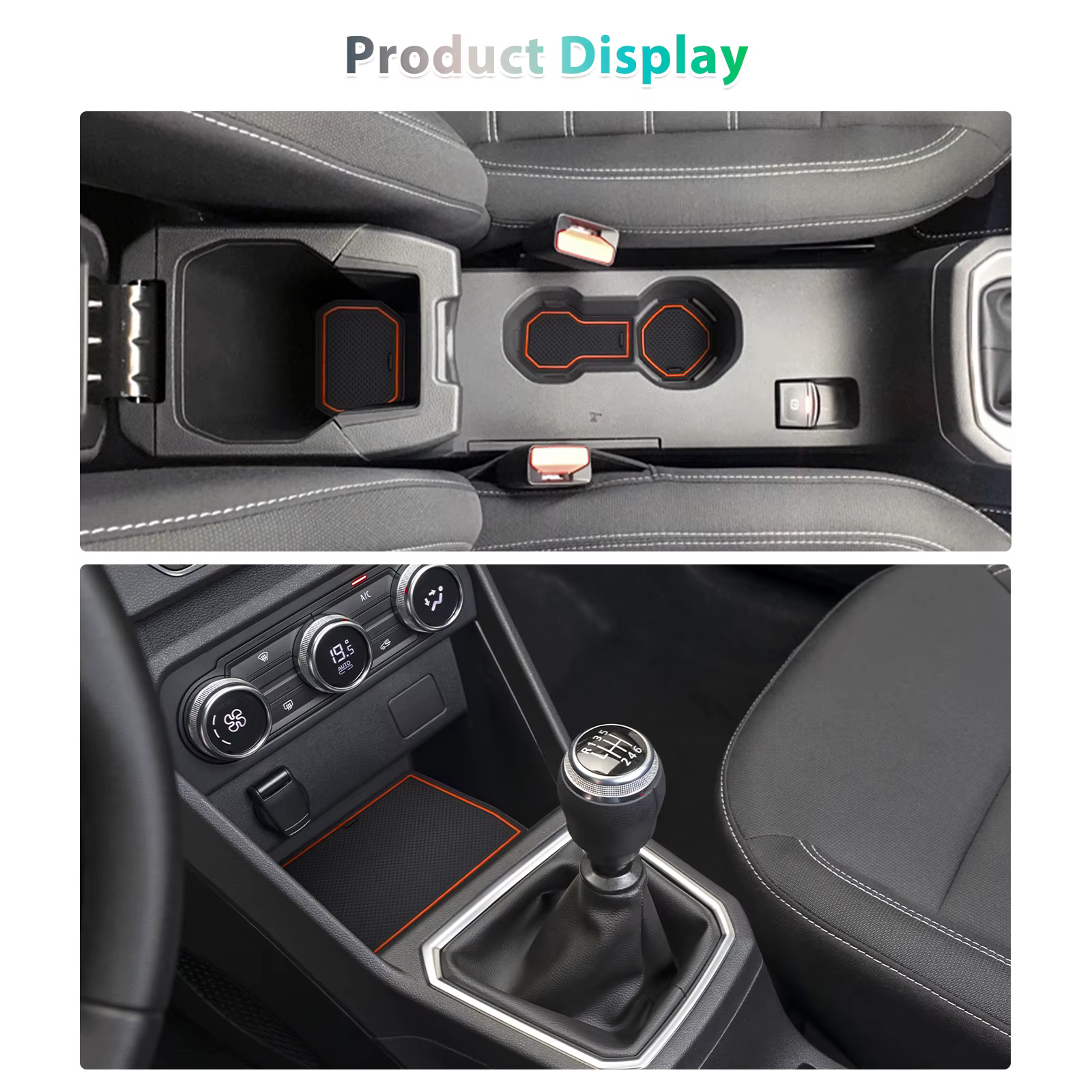 RUIYA pour Dacia Jogger Hybrid 2021 2022 2023 2024 2025 2026 Tapis de porte de voiture antidérapant Tapis de fente Auto Intérieur Dacia Jogger Accessoires 2024