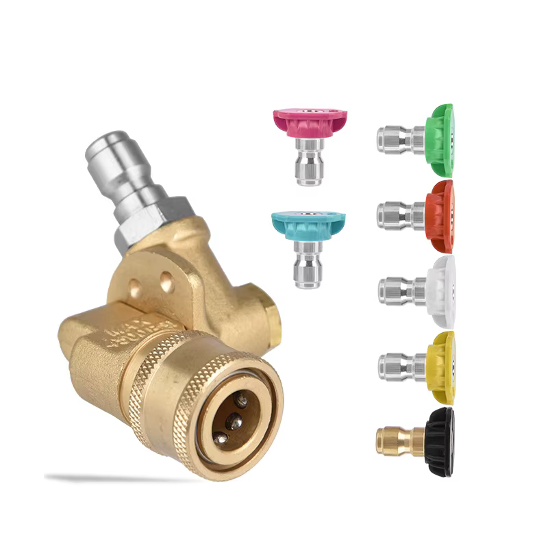 Buse haute pressionur laveuse ensemble