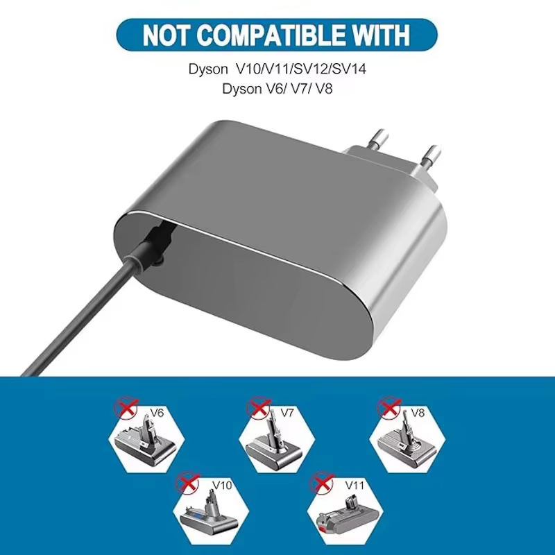 Chargeur d'aspirateur 16.75V/24.35V 0,348a, pour Dyson DC30 DC31 DC34 DC35 DC44 DC45 DC56 DC57, adaptateurs d'alimentation 7.4x5.0mm