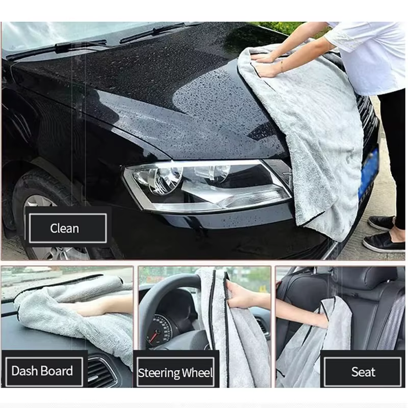 Serviette en Microcarence pour Lavage de Voiture