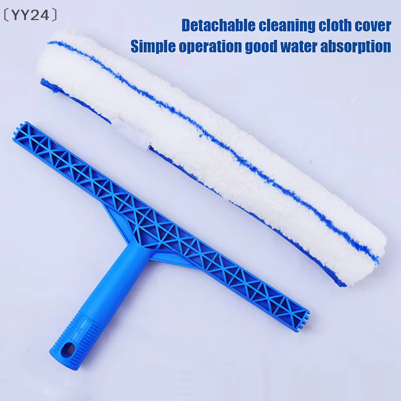 、1YY24alı 35CM nettoyage de vitres Combo raclette et lave-vitre en microfibre raclousses de douche outil