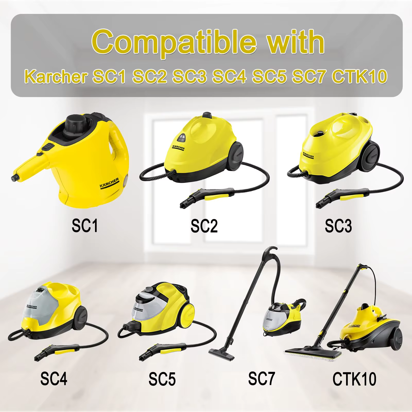 Brosses de nettoyage à vapeur pour Karcher SC1 SC2 SC3 SC4 SC5 SC7 CTK10