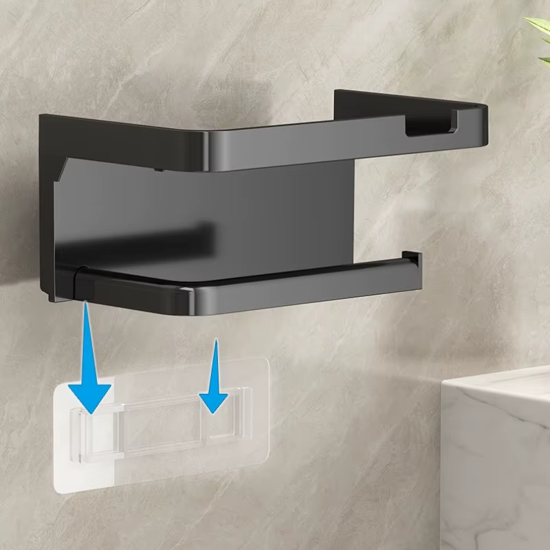 Porte-papier hygiénique facile à installer – Organisateur mural