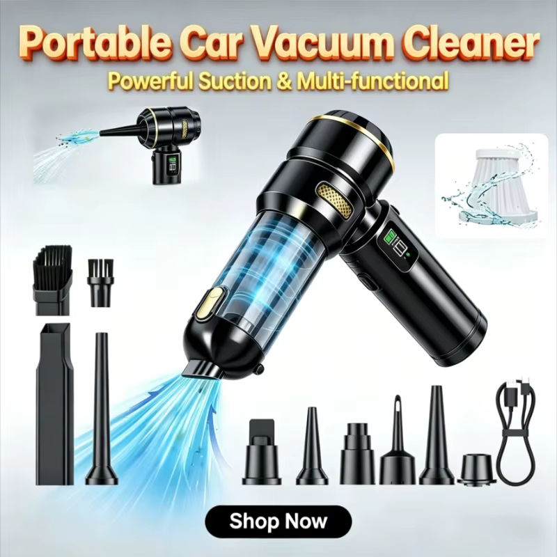 Aspirateur de voiture LED puissant