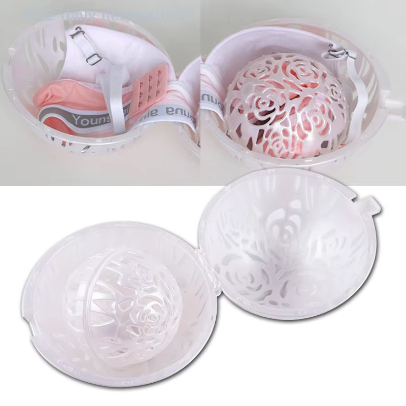 Nouvelle boule de lavage pratique 2021 pour lave-linge, double économiseur de savon pour soutien-gorge, nettoyage domestique, outil pratique pour le linge féminin
