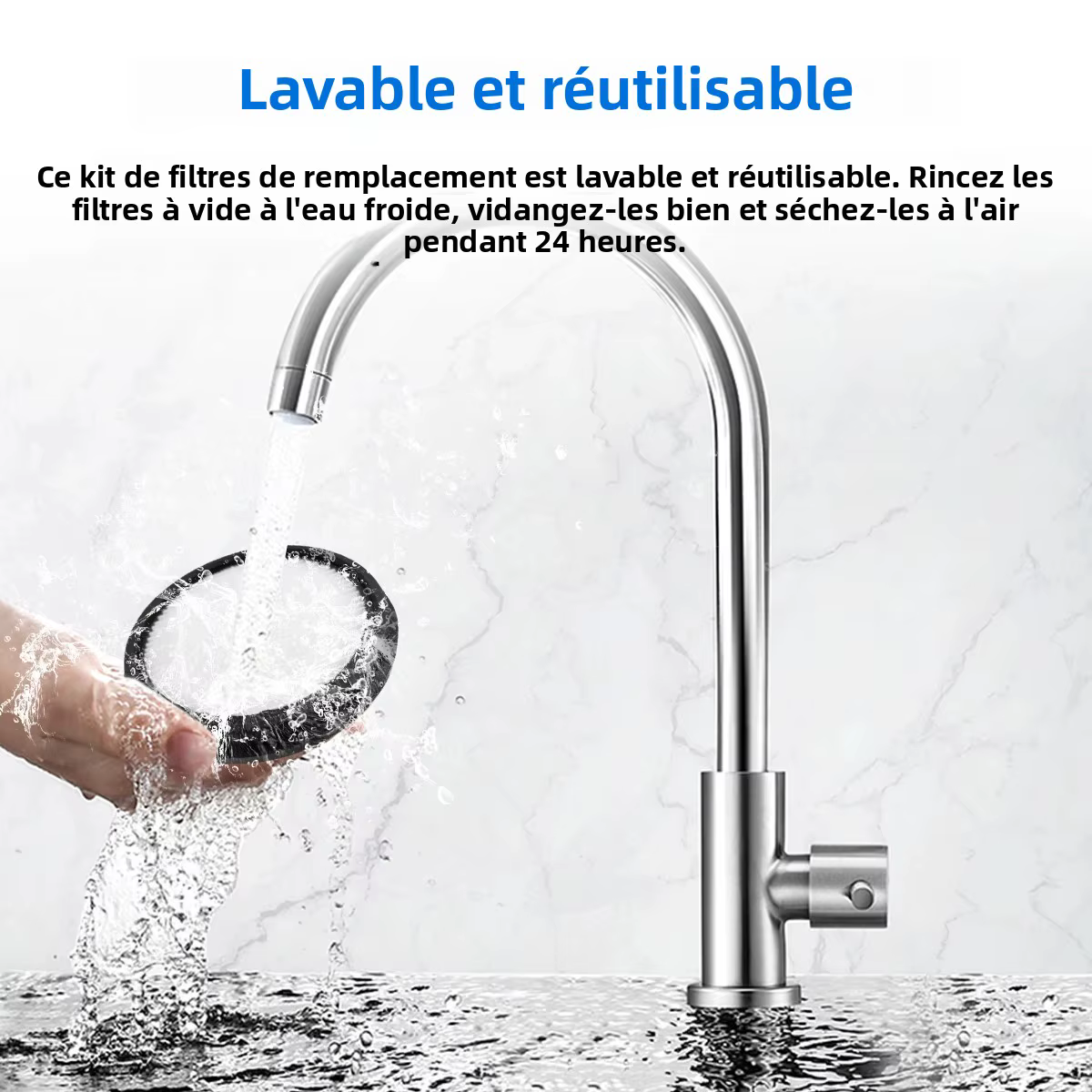 HOME TIMES 2/4 pièces filtre HEPA pour Silvercrest SHAZB 29.6 B2