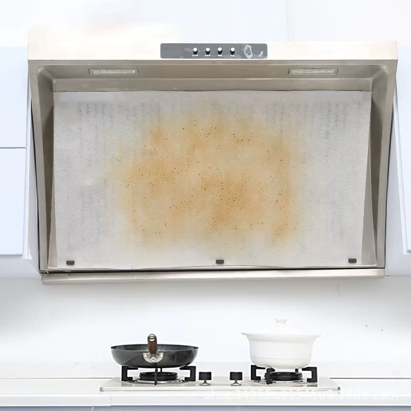 Papier filtre pour hotte de cuisine jetable
