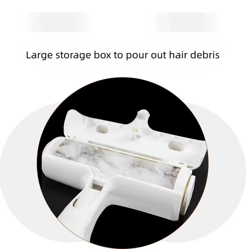Rouleau réutilisable pour enlever les poils d'animaux avec base autonettoyante