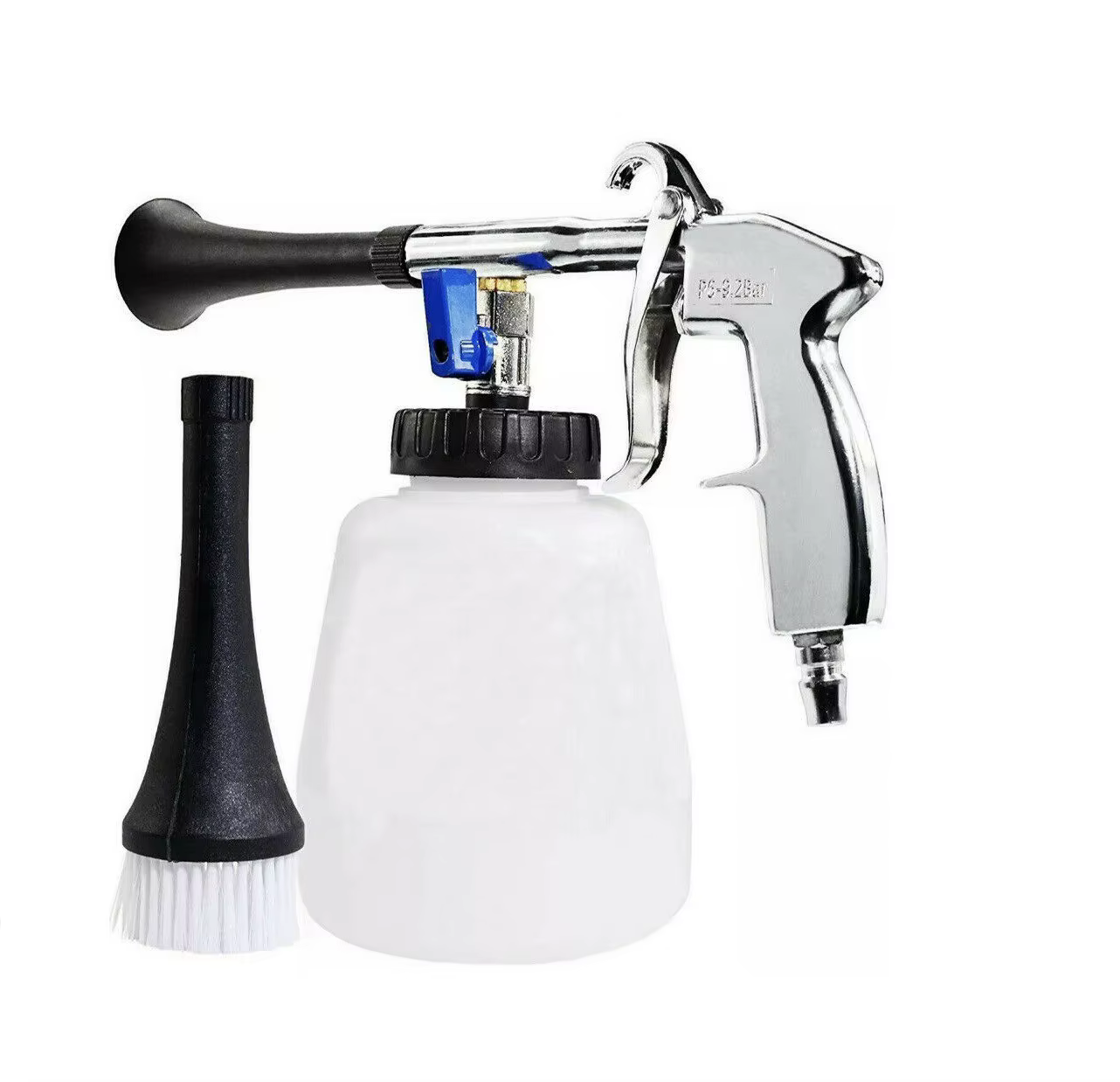 Pistolet de nettoyage pneumatique Tornado pour l'intérieur des voitures