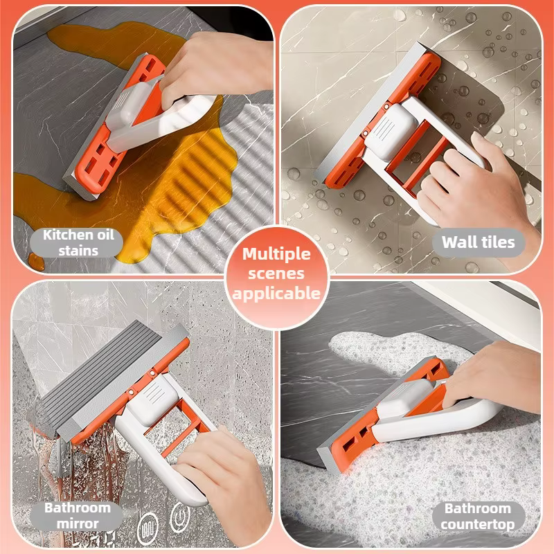Mini vadrouille à main pliable en éponge