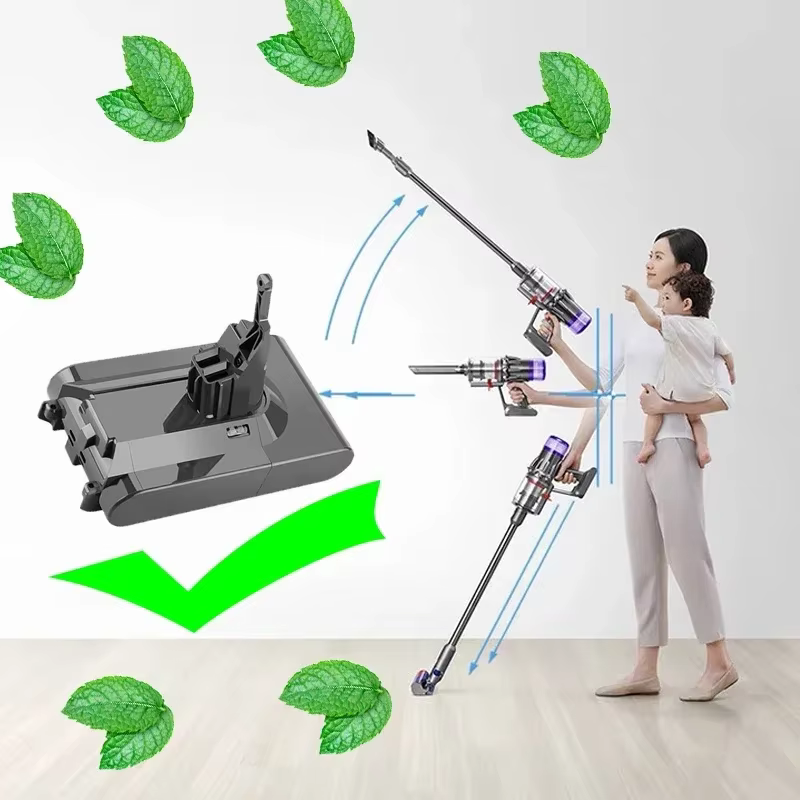Aoae 21.6V pour Dyson V8 batterie absolu V8 Animal Li-ion SV10 aspirateur série batteries rechargeables