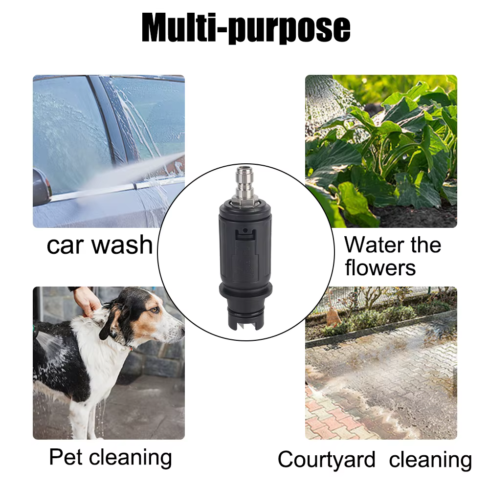 Buse de lavage haute pression avec prise rapide de 1/4 pouces