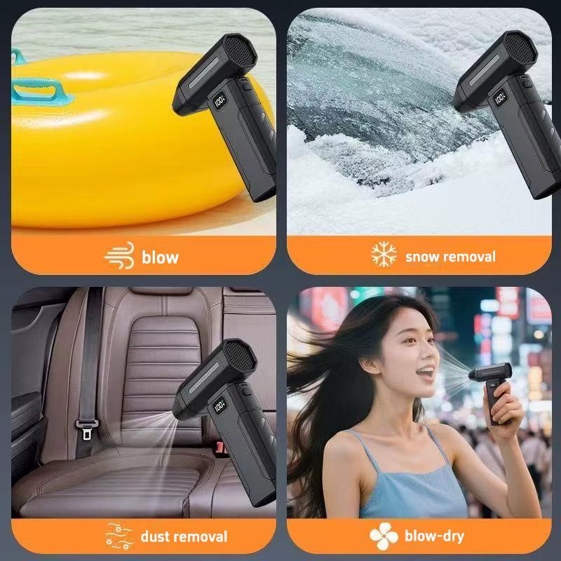 Aspirateur électrique portatif puissant X8 Turbo Jet Fan