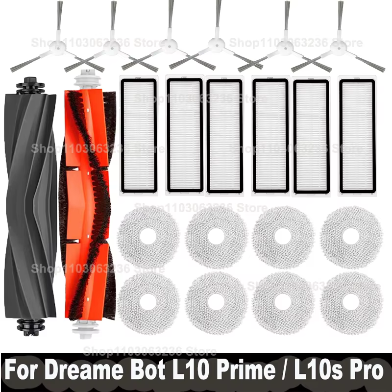Dreame Bot L10 Prime / L10s Pro-Brosse Latérale à Rouleau Principal