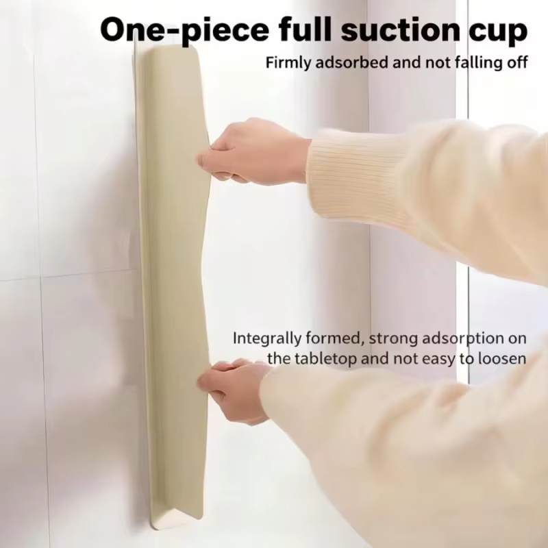 Baffle anti-éclaboussures en silicone à ventouse pour évier de cuisine