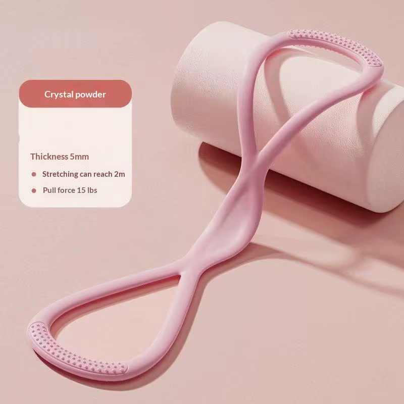 Bandes de résistance en silicone en forme de 8