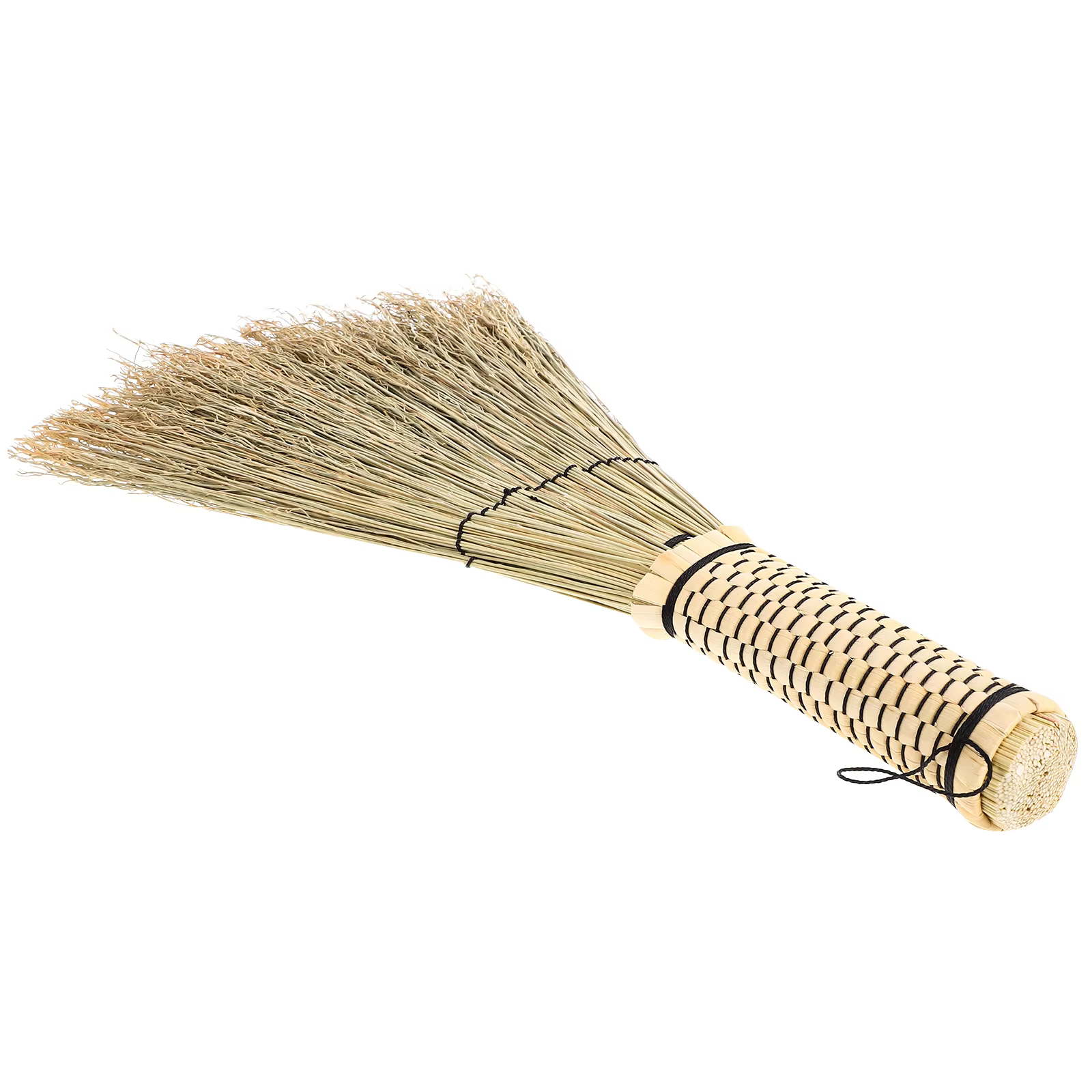 Balai à lit en paille fait main, petit balai de nettoyage tressé en maïs, mini balai ménager, outil de balayage de bureau, fournitures