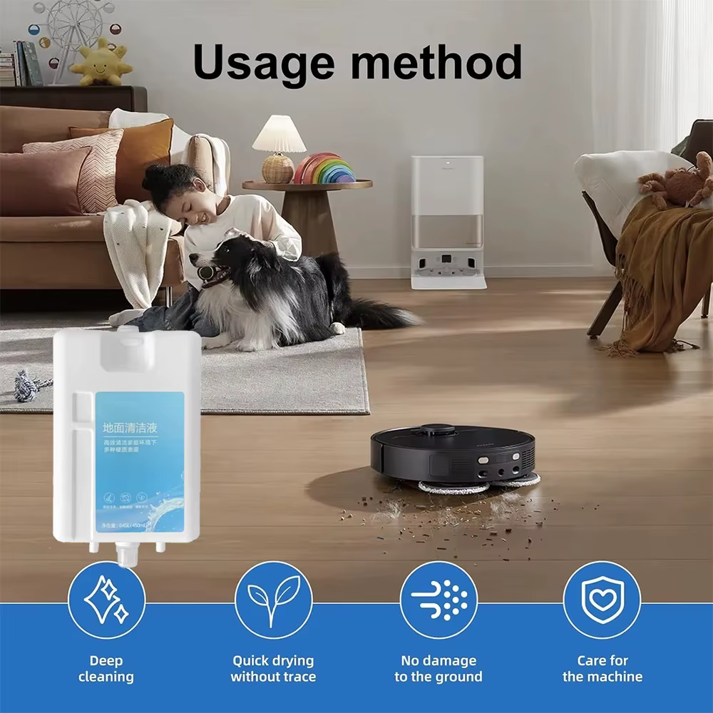 Liquide de nettoyage Dreame pour aspirateurs L20 Ultra/L10 Prime/X10/X20 Pro Plus