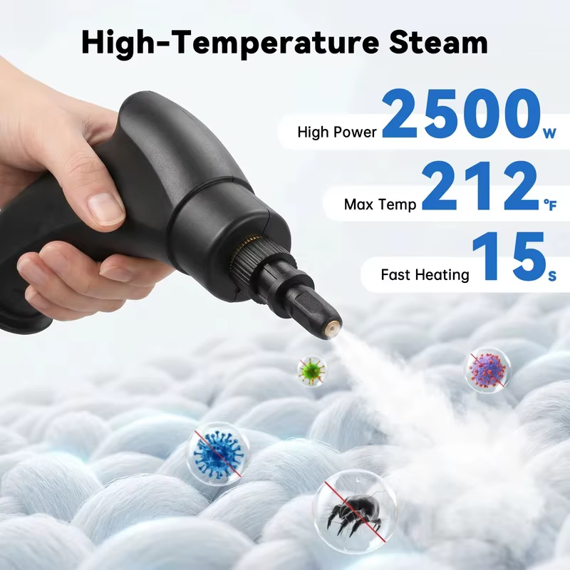Nouveau modèle 2026 de nettoyeur vapeur haute pression, machine de nettoyage multifonction 220V pour cuisine, climatiseur, voiture et maison.