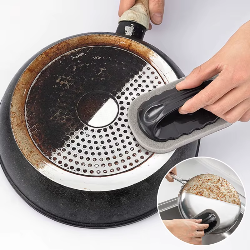 Éponge magique émeri, brosse