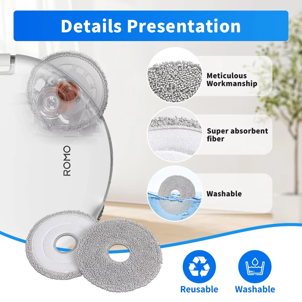 Pièces détachées pour robot aspirateur DJI ROMO P