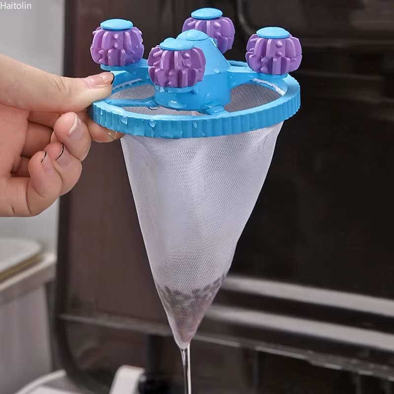 Sac filtrant réutilisable pour lave-linge