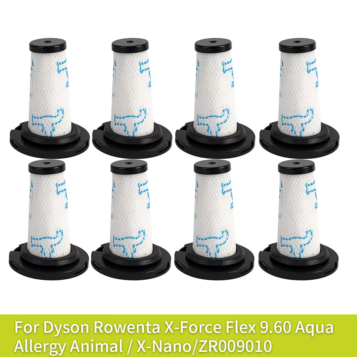 Pré-filtre réutilisable pour Rowenta X-Force Flex 9.60 Aqua Allergy Animal / X-Nano