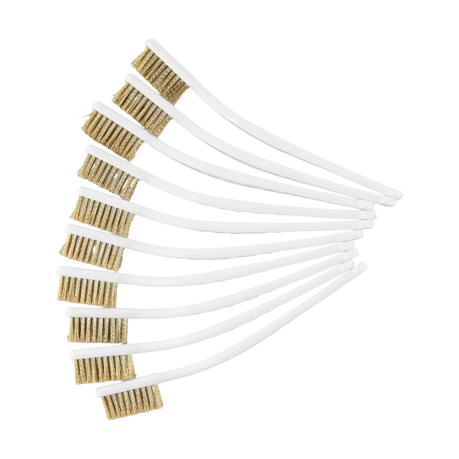 Brosse métallique en laiton 10 pièces efficace pour le nettoyage des métaux industriels