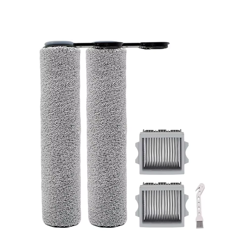 Kit de remplacement de brosse à rouleaux et de filtre compatible avec Tineco Floor ONE Stretch S6