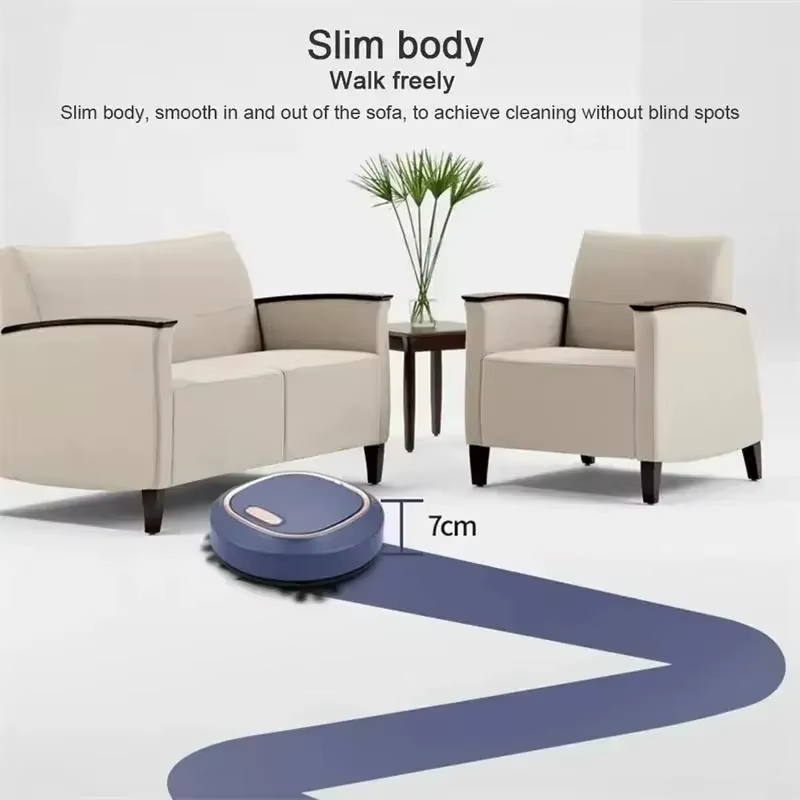 Nouveau Robot Aspirateur Intelligent 2026 Silencieux 3-en-1 : Balayage