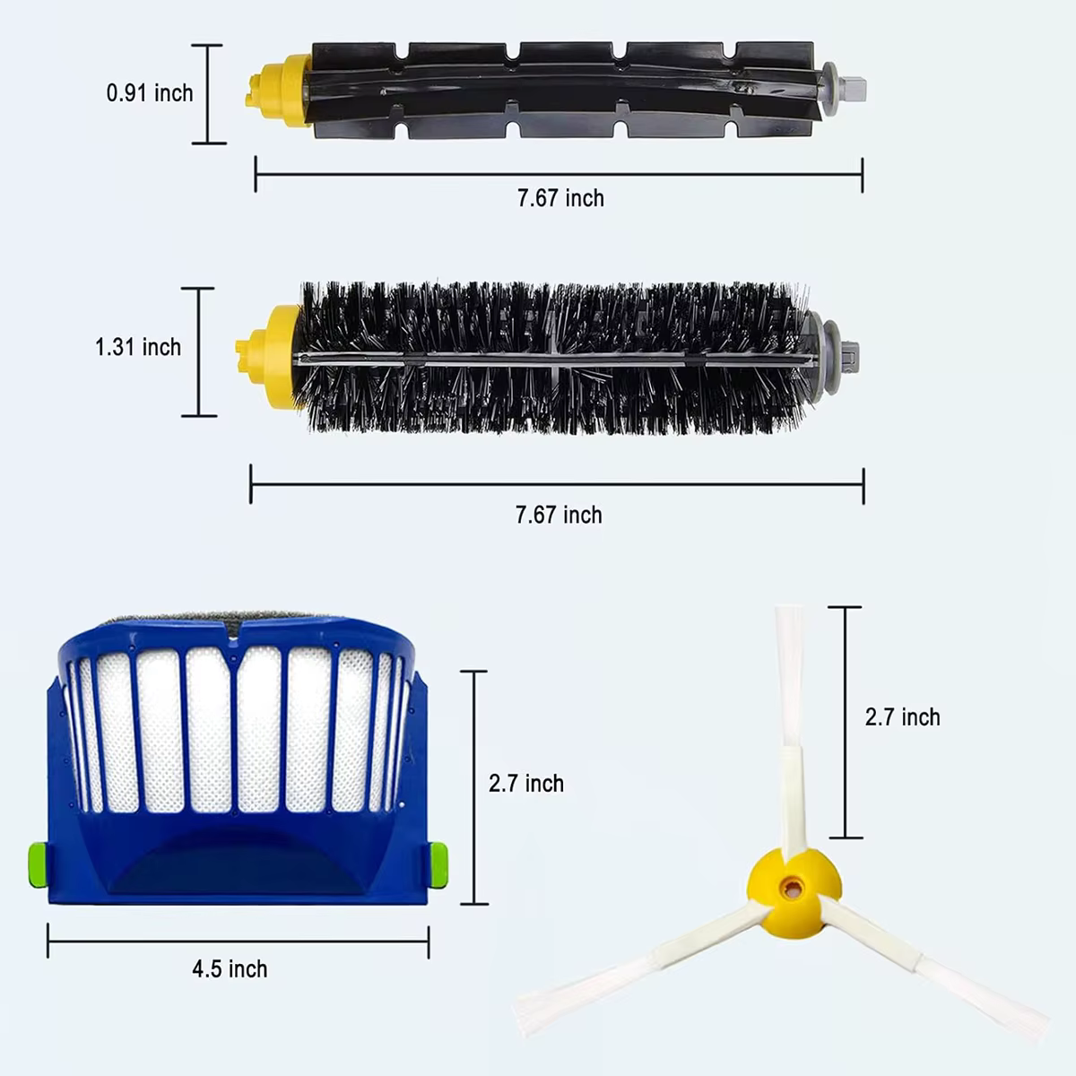 Accessoires pour aspirateur robot iRobot Roomba série 600 (676