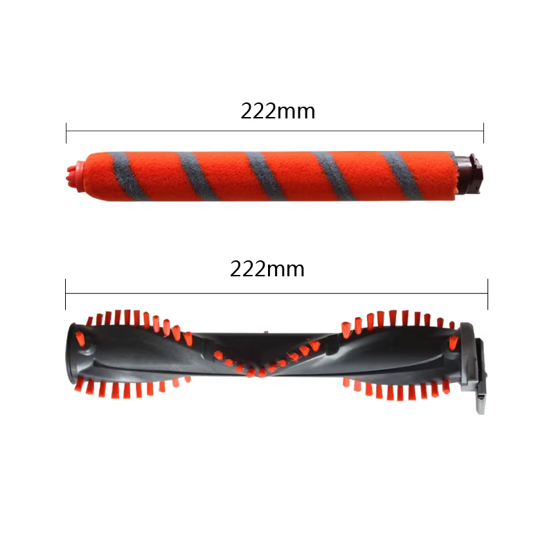 Brosse à rouleau et brosse à cheveux doux pour aspirateur Shlavabo