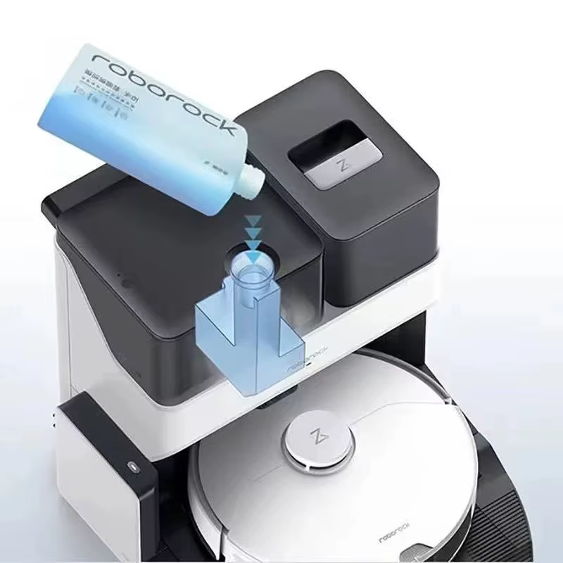 Solution de nettoyage de sol originale 1L pour aspirateurs robot Roborock S8 Pro Ultra/S8 MaxV Ultra/Q7/Q Revo/S7