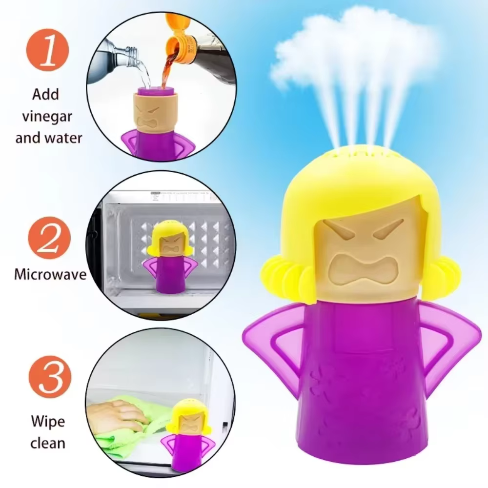 Angry Mama – nettoyeur à vapeur pour four à micro-ondes