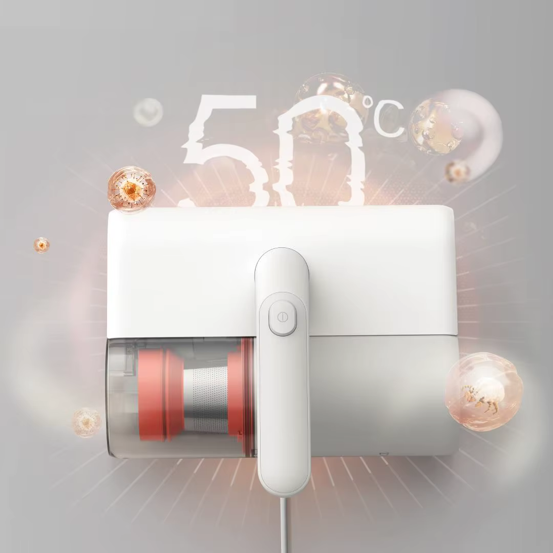 Aspirateur anti-acariens MIJIA 2, pour le nettoyage des lits et des couettes à la maison, stérilisation UV, aspirateurs 12000PA, version CN avec adaptateur