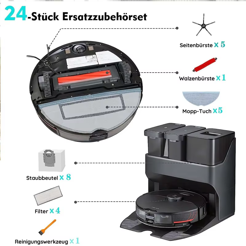 PQWN – ensemble d'accessoires pour Roborock S7 Maxv Ultra