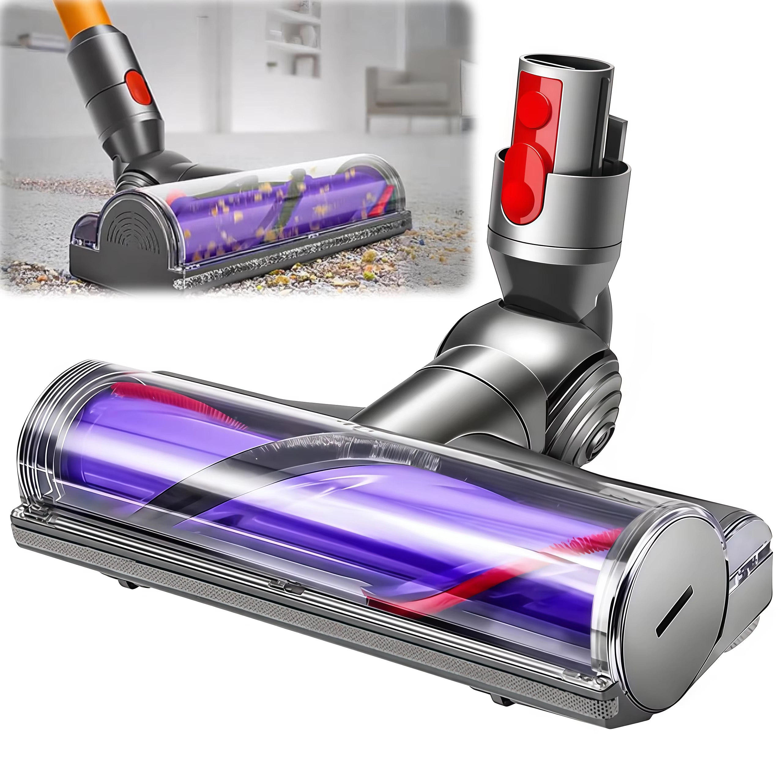 Brosse compatible avec les modèles Dyson V15 V8 V10 V11 V7 Animal Absolute