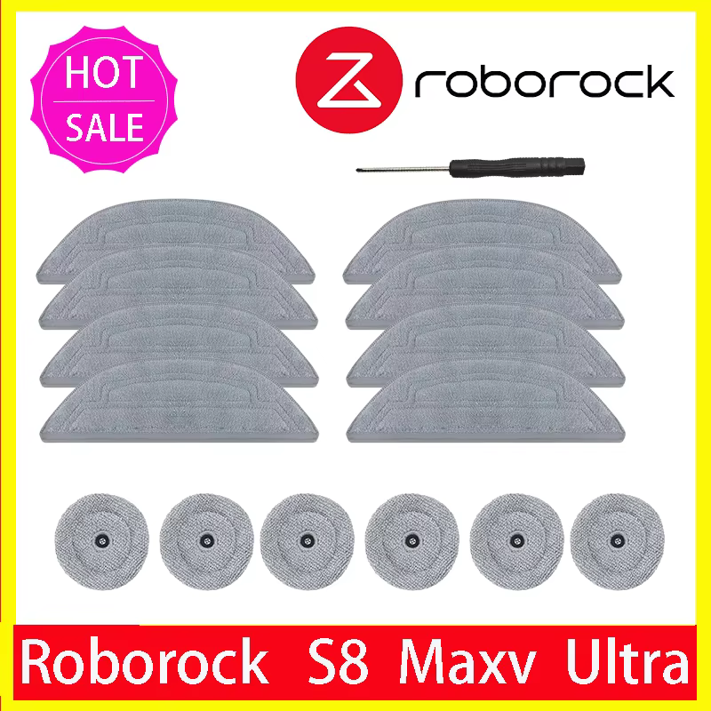Roborock-Robot Balayeur S8 MaxV Ultra/S8 Max, Accessoire Spécial, Serpillière
